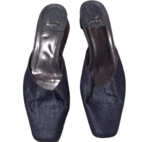 🍃 Hype Denim Jean Mules 9 - Picture 2 of 4